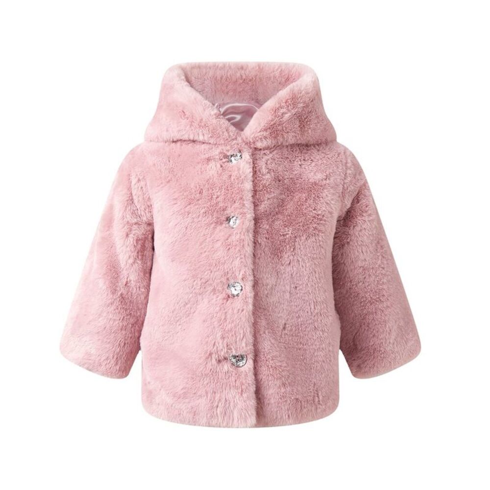 Rachel Riley Baby-Boys  Faux Fur Short Jacket